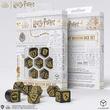 HARRY POTTER - HUFFLEPUFF MODERN DICE SET - BLACK